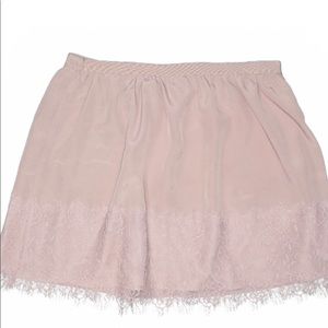 Forever 21 Lave Detail Blush Skirt